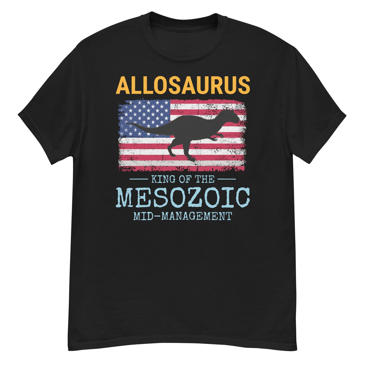 American Flag Dinosaur T-Shirt