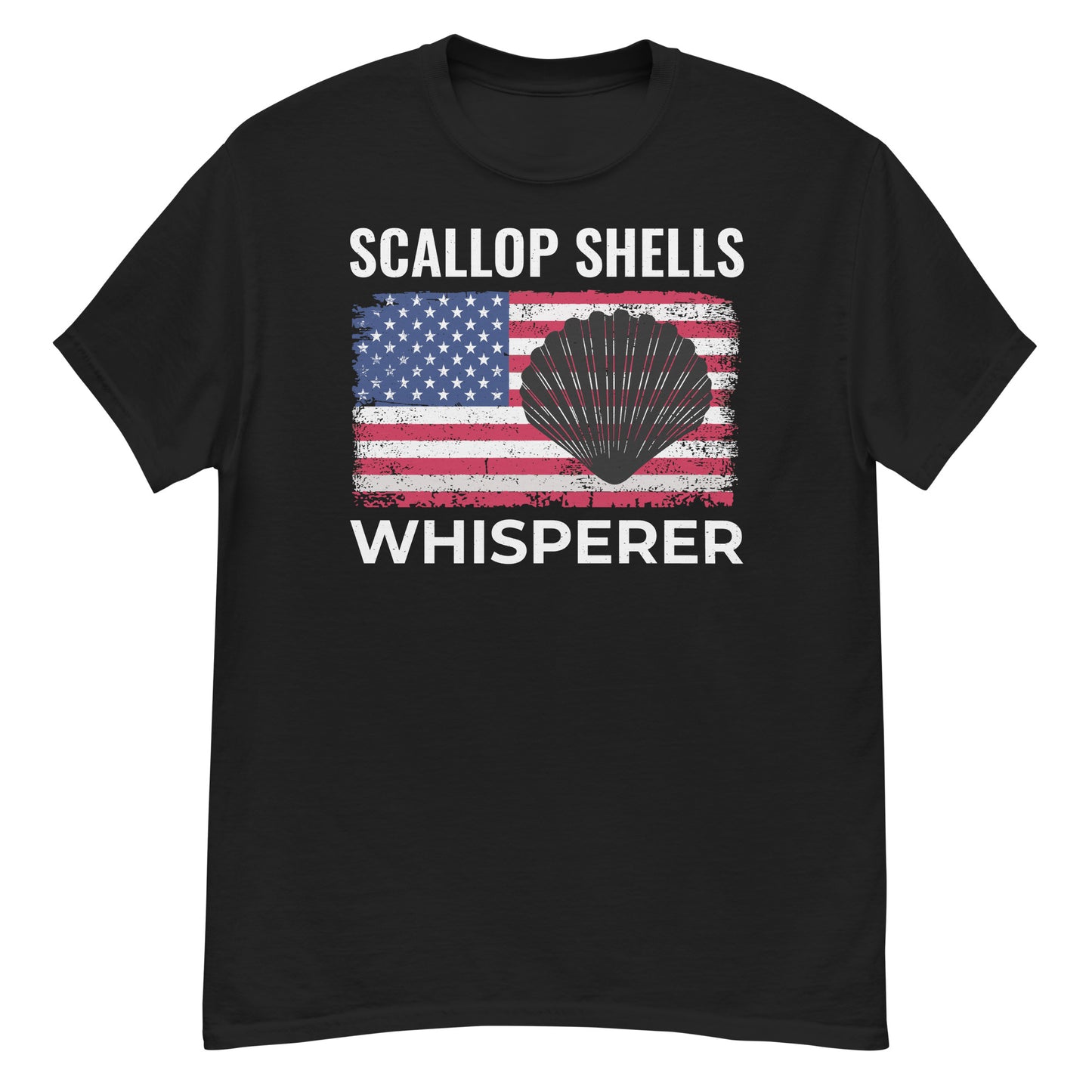 American Flag Seashell Collector T-Shirt