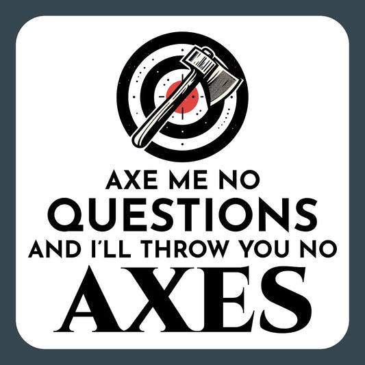 Axe Throwing Axe Thrower Lumberjack Vintage Funny Stickers