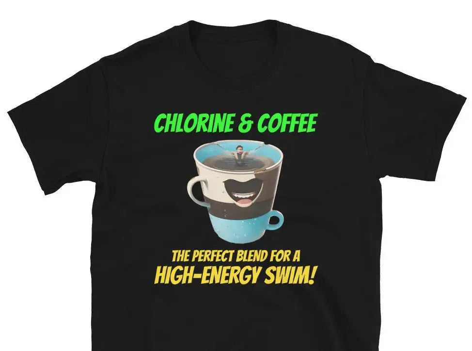 Swimming-Coffee-t-shirt