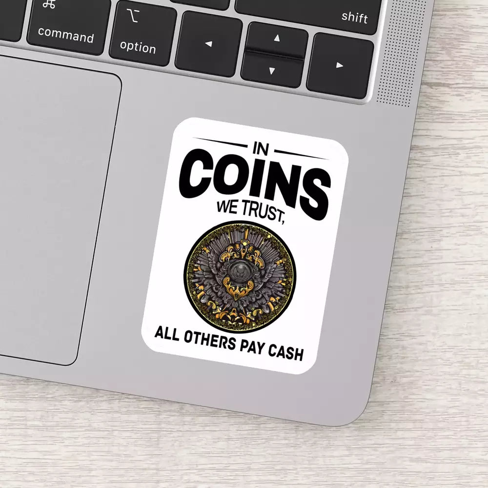 Coin Collecting Sticker 