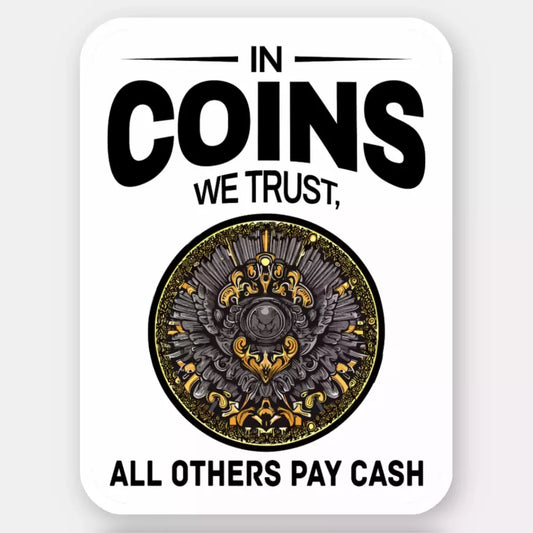 Coin Collecting Sticker 