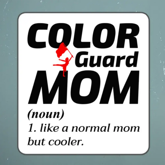Color guard Mom Sticker