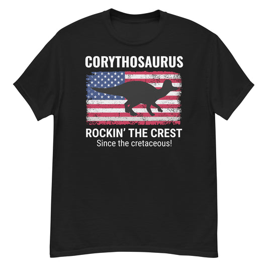 Corythosaurus paleontologist shirt 