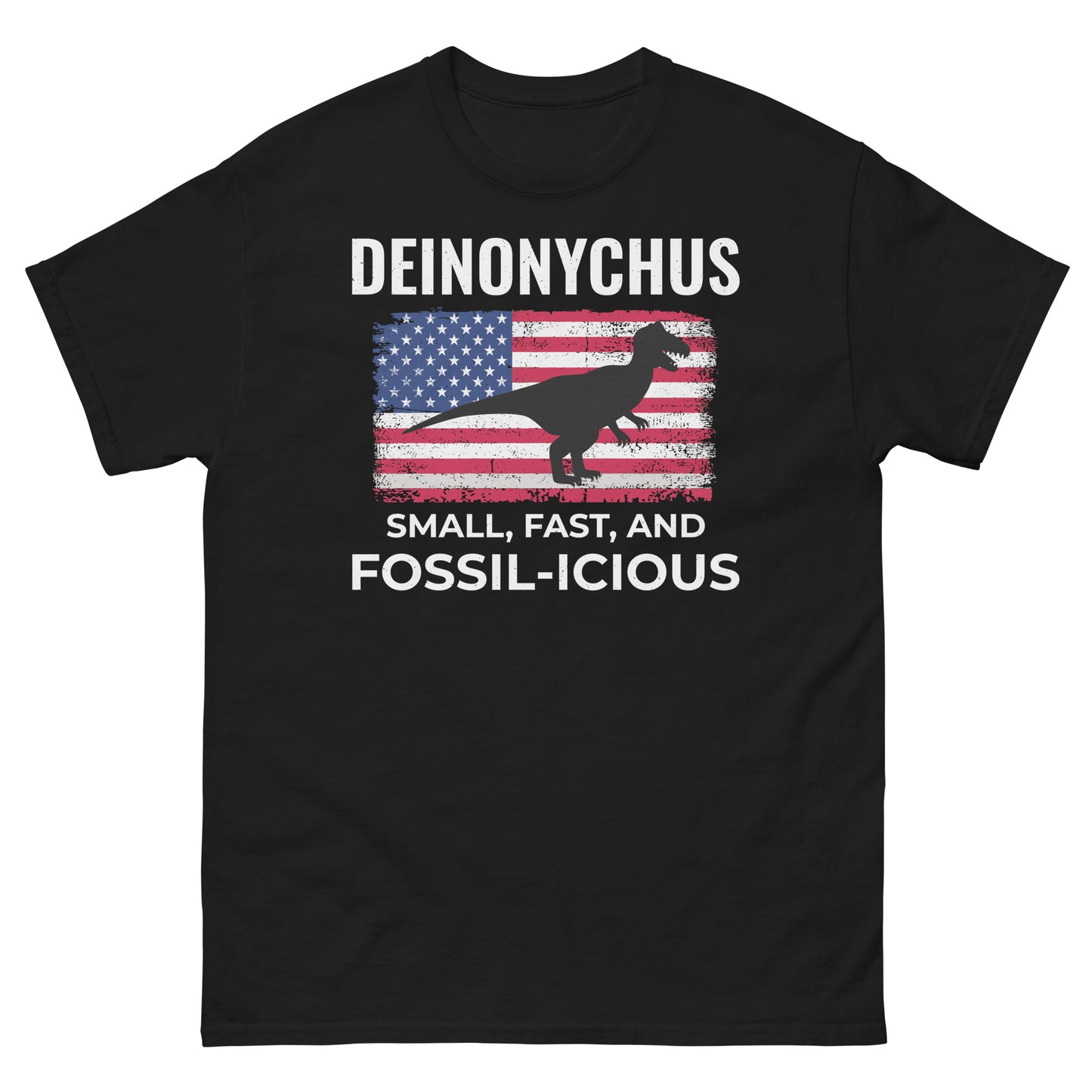 Deinonychus paleontologist shirt 