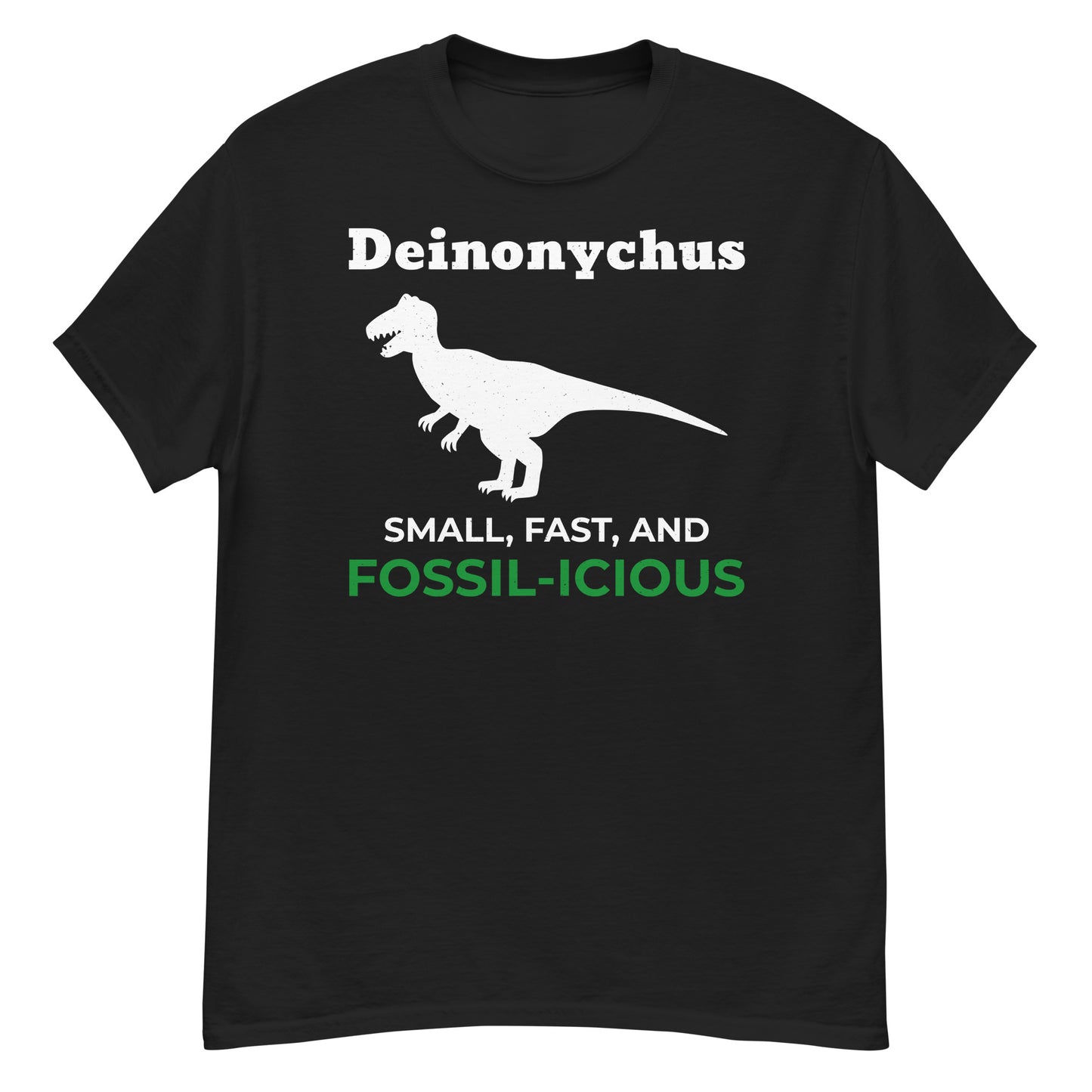 Deinonychus paleontologist shirt 