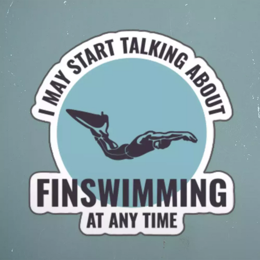 Finswimming Swimming Swimmer Swim Mom Sticker