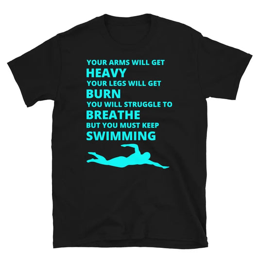 Lustiges Schwimmteam-Schwimmbadschwimmer-Unisex-T-Shirt
