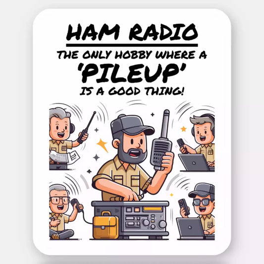 Ham Radio Operator Funny Sticker