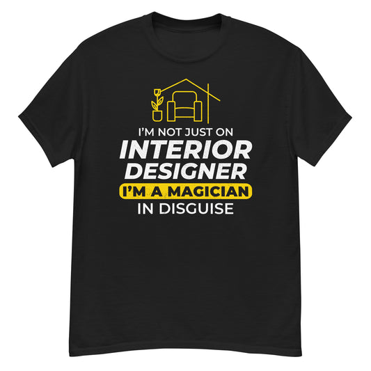 Camiseta del diseñador de interiores del mago | Camiseta clásica para hombre.