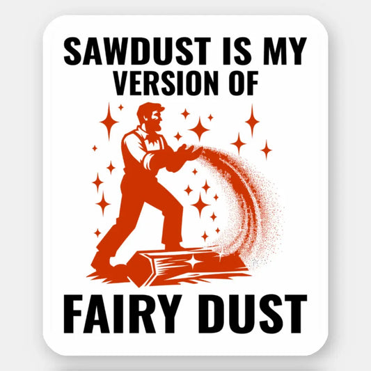 Lumberjack's Magical Sawdust Stickers