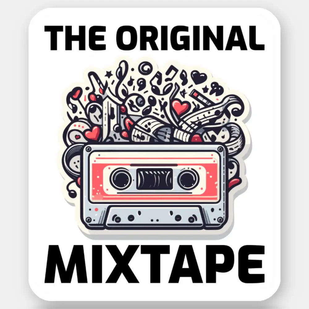 Musical Explosion: '80s Mixtape Magic Stickers