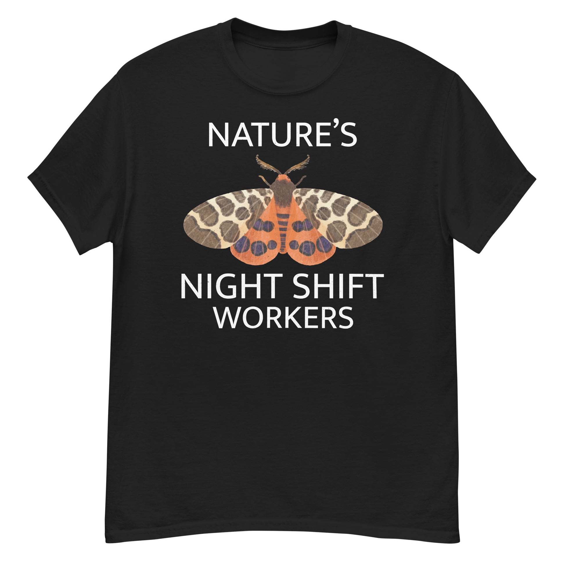 T-shirt with 'Nature’s Night Shift Workers' text