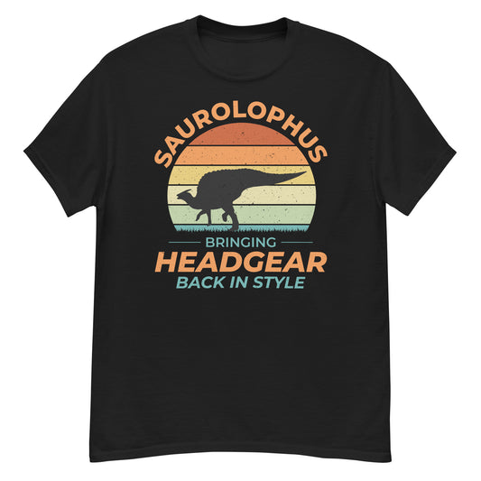 Saurolophus paleontologist shirt 