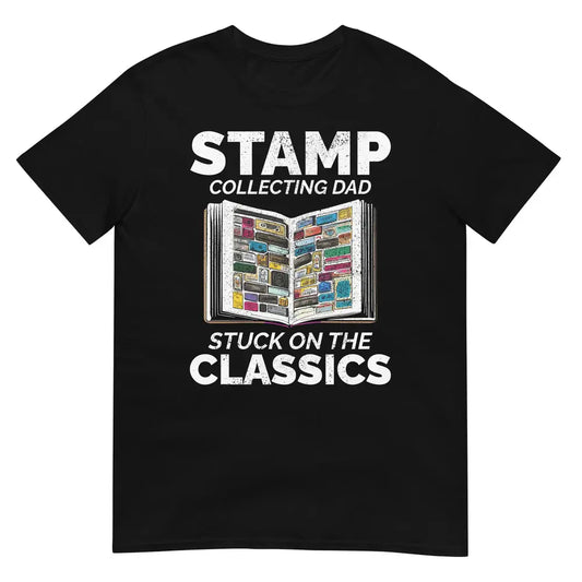 Vintage Postage Stamp Collector Dad Philatelist T-Shirt 