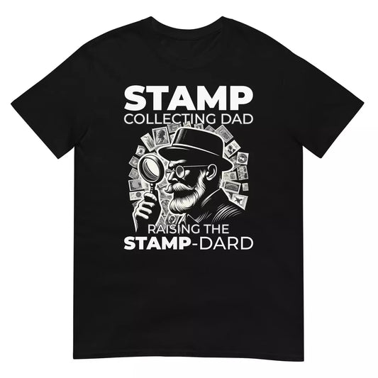 Papá coleccionista de sellos: levantando la camiseta 'Stamp'-dard