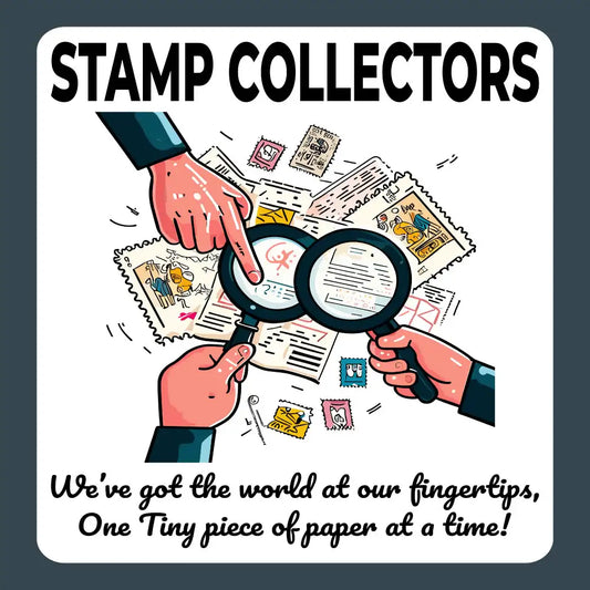 Stamp Collector Sticker