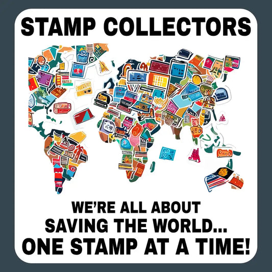 Stamp Collecting Sticker