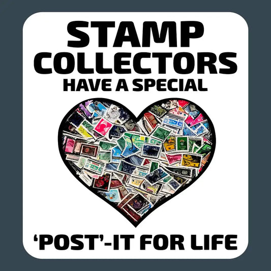 Briefmarken-Sammelaufkleber: Ein Post-It-Zettel für die besonderen Momente des Lebens