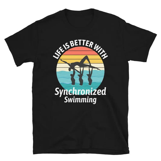 Synchronized Swimming Retro Vintage T-Shirt