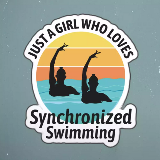 Synchronized Swimming Swim Mom Sticker