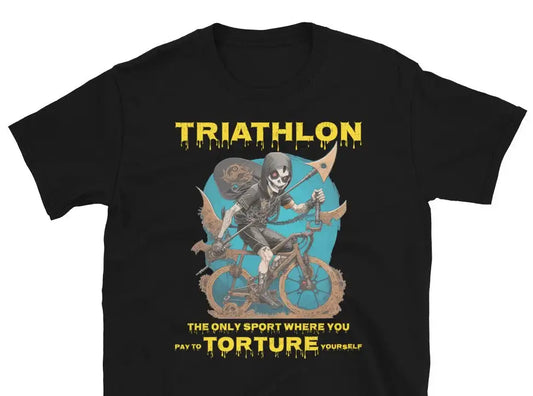 "Triathlon Torture" Funny T-Shirt 