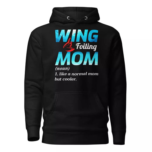 Wing foiling water sports mom hoodie