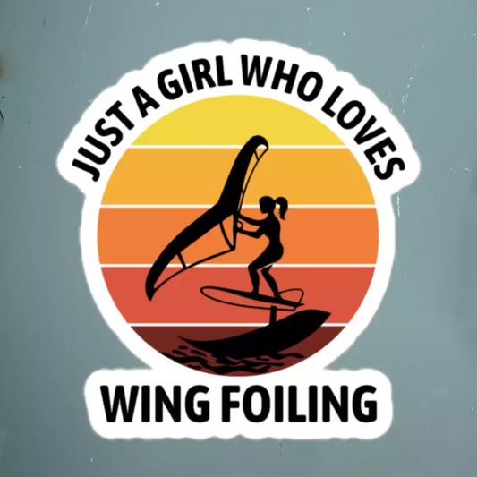 Wing foiling water sports Stickers
