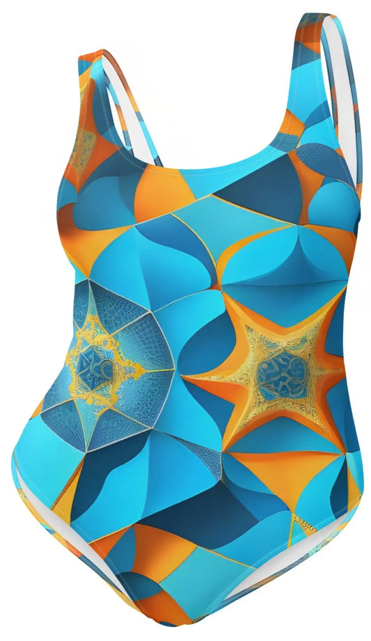 Kaleidoscope Effect, One-Piece Swimsuit