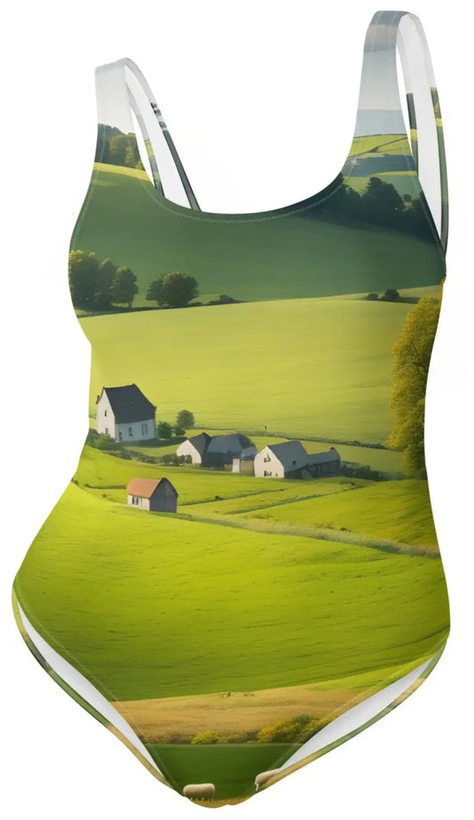 Country Serenity: Discover Tranquil Charm in our One Piece Swimsuits