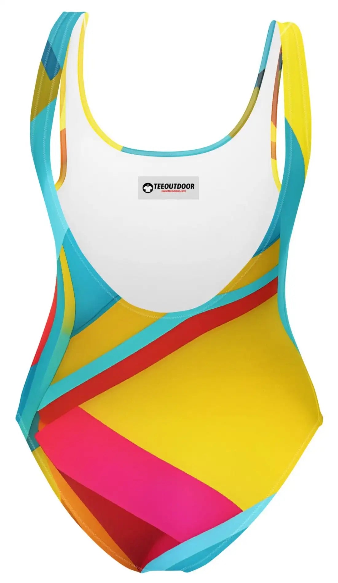 Tropical Energy Abstract, One-Piece Swimsuit