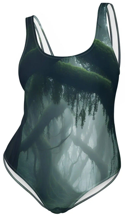 Enchanted Grove: Sculpted One-Piece Swimsuit