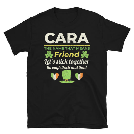 Irish Girl Cara: Camiseta con nombre amigable