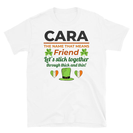 cara irish girl name t-shirt
