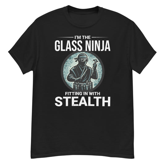 Glass Ninja: Camiseta Stealth Glazier | Camiseta clásica para hombre.