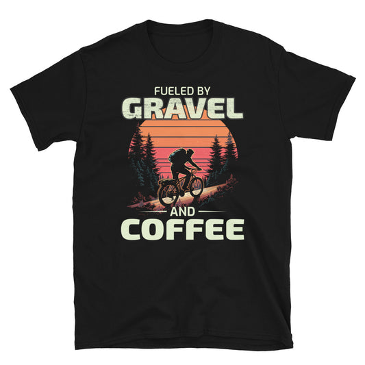 Gravel Bike Riding Retro T-Shirt