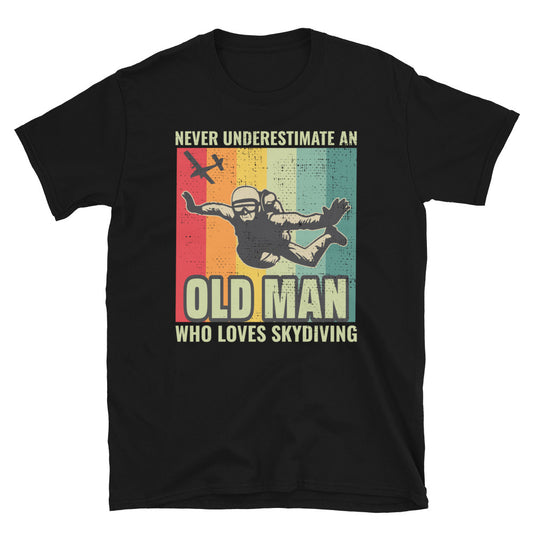 oldman skydiving t-shirt