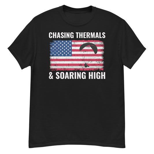 American Flag Paragliding shirt