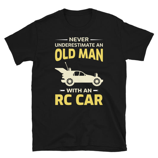 old man rc car t-shirt