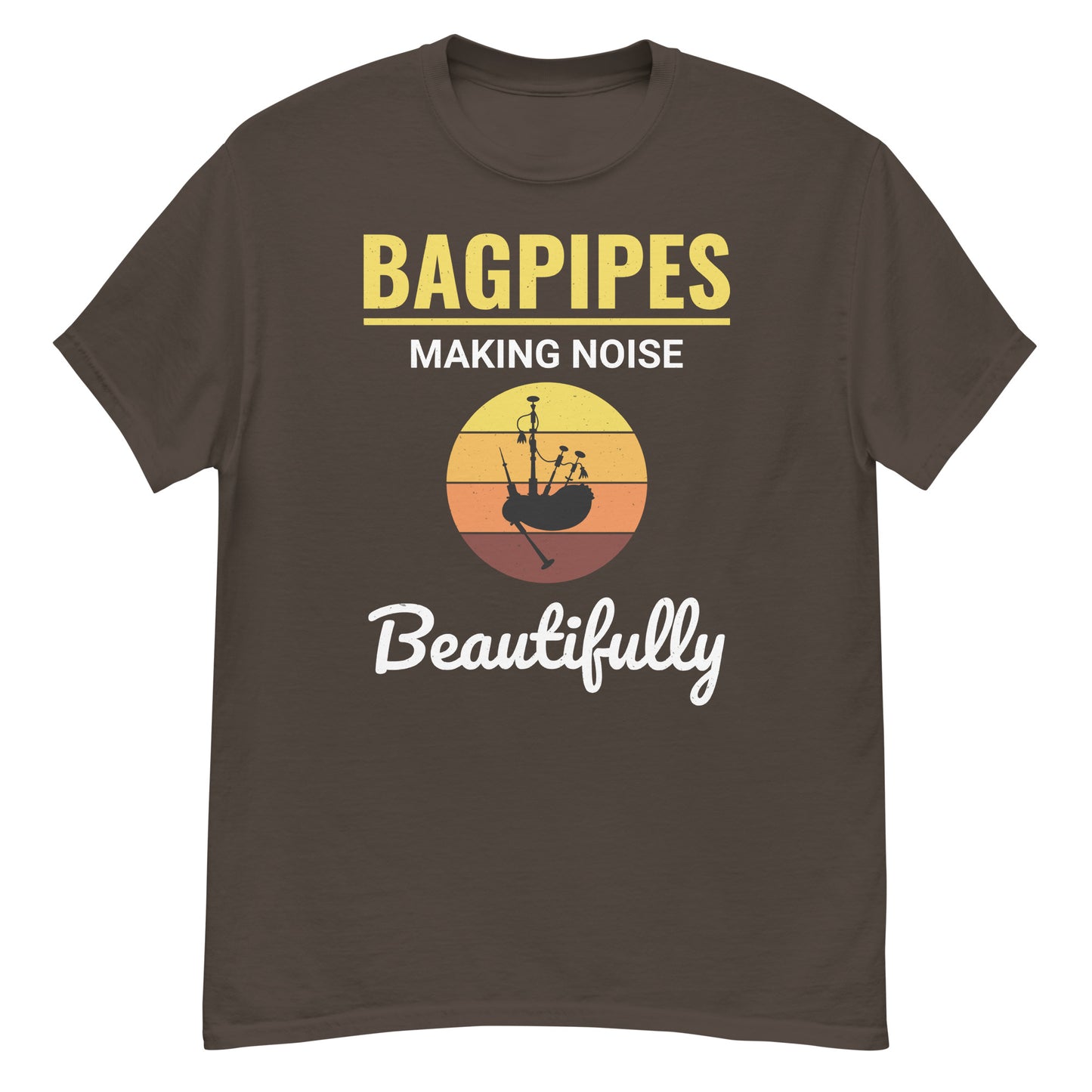 Celebrate Scottish Heritage with Our Bagpipes T-Shirt - Making Noise Beautifully