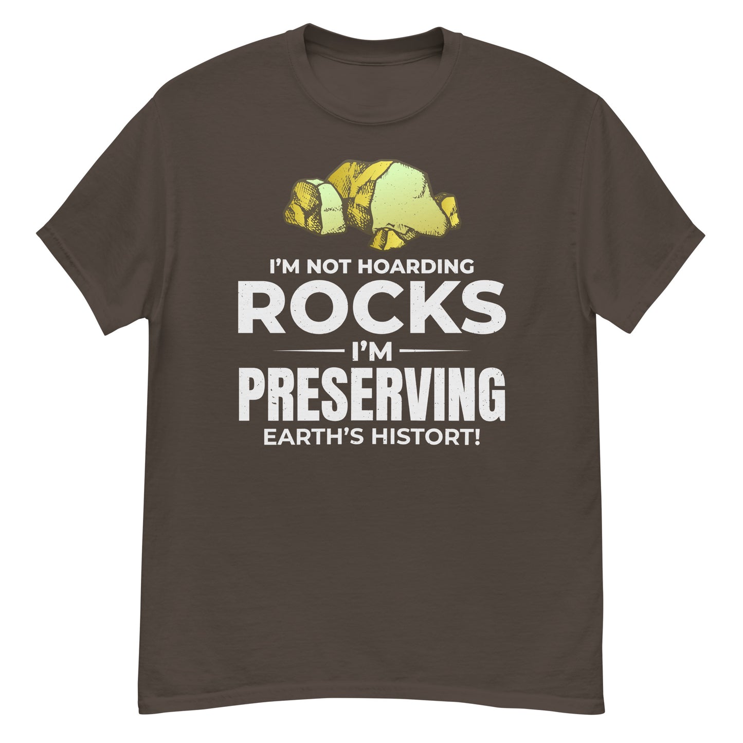 T-Shirt zum Sammeln von Steinen: Bewahrung geologischer Proben für zukünftige Generationen