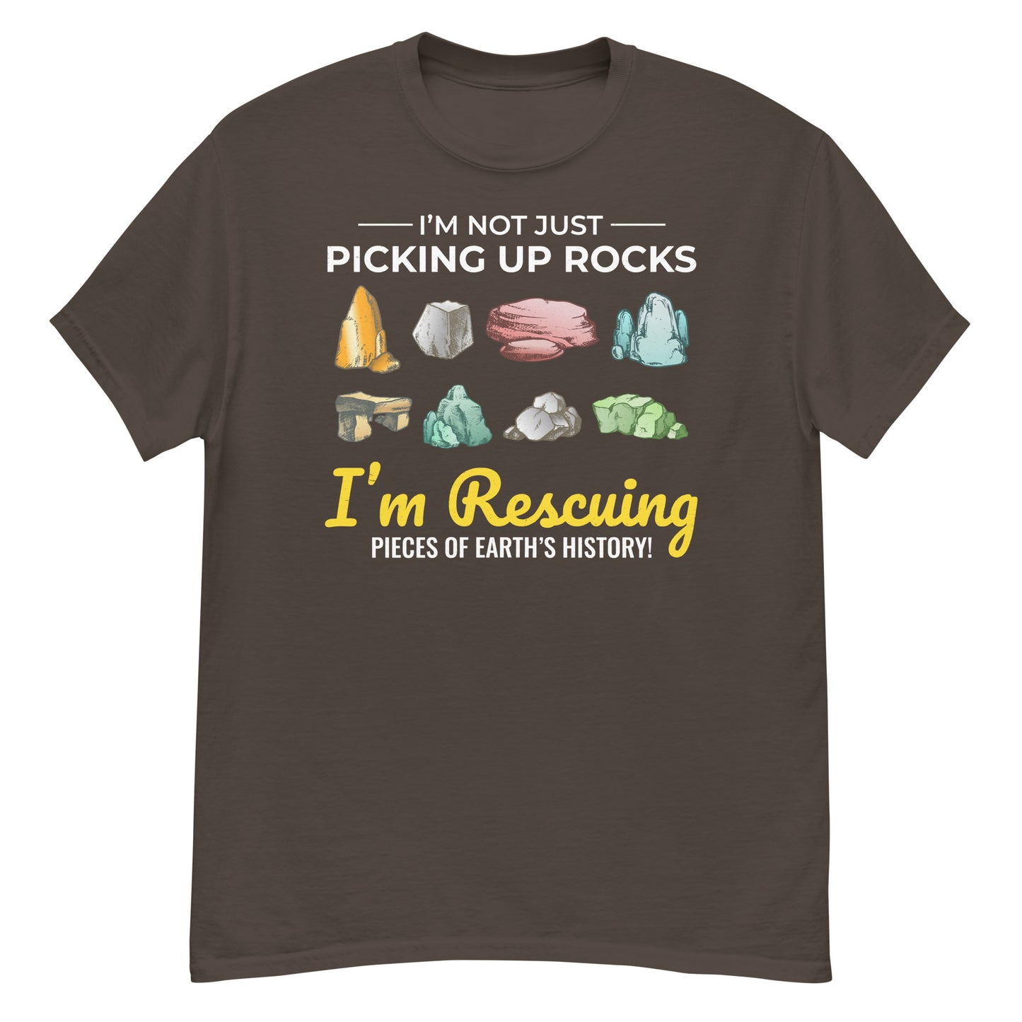 Rock Collecting T-Shirt: Rescuing Pieces of Earth's History