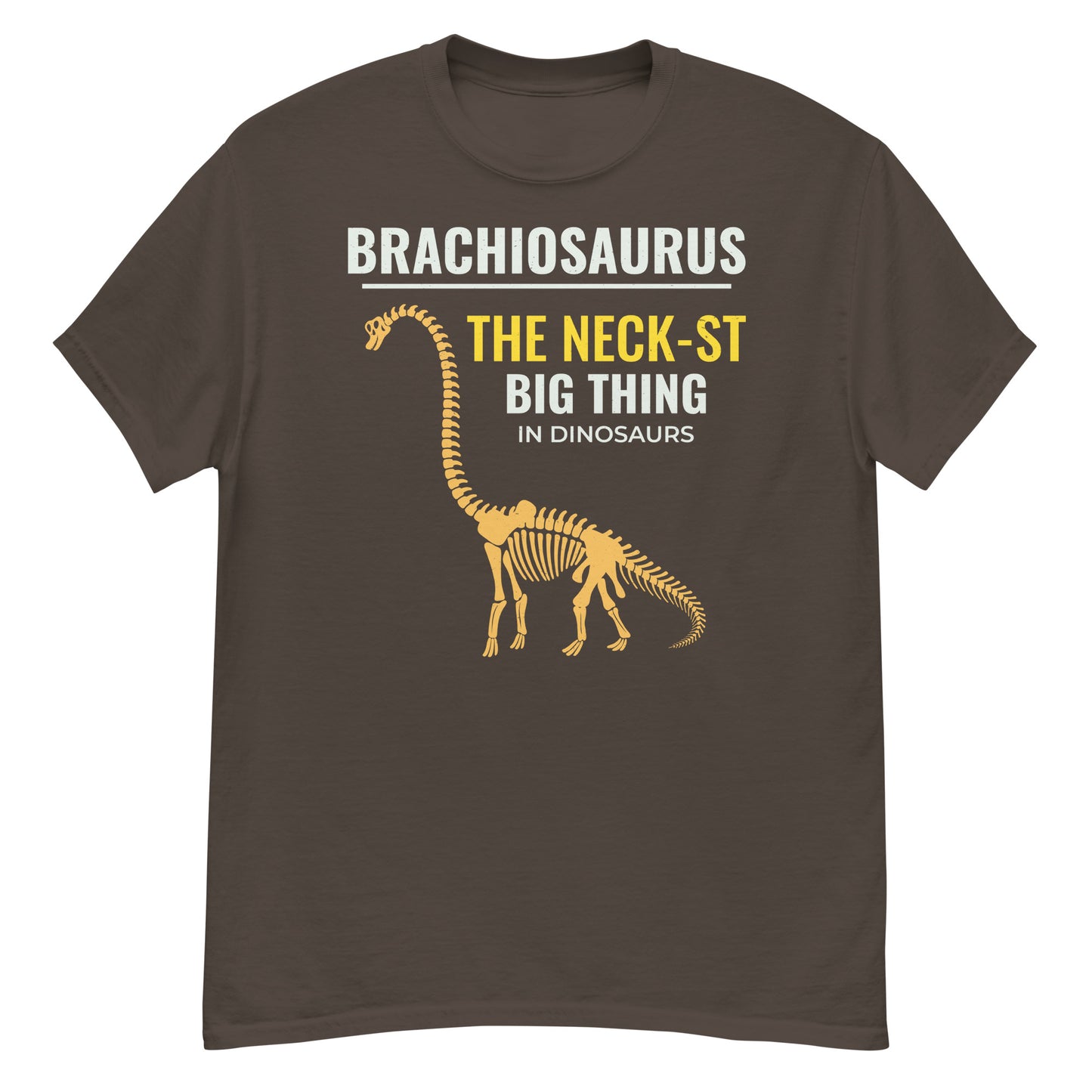 Camiseta de paleontólogo: "Brachiosaurus: el dinosaurio más grande del mundo"