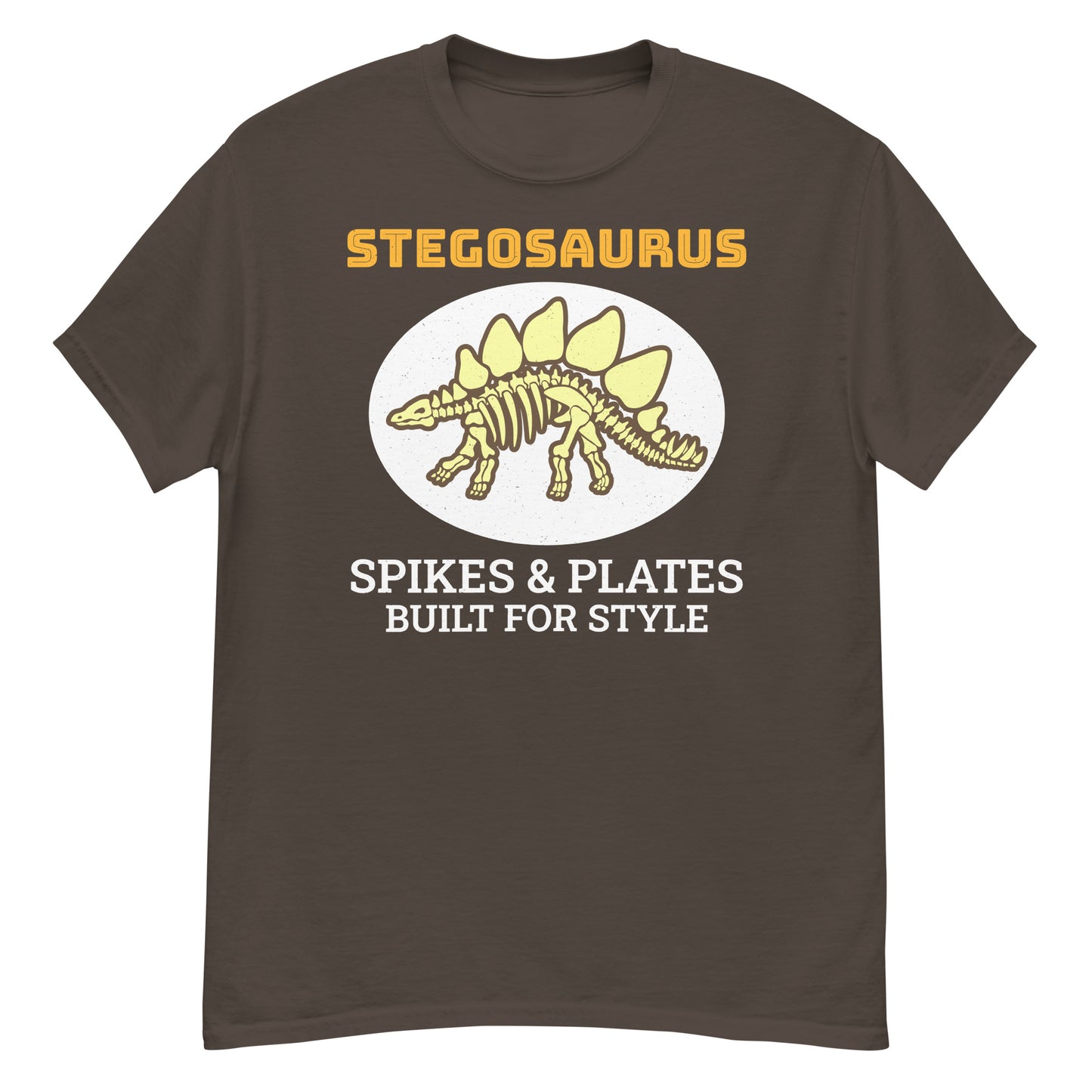 Paläontologen-T-Shirt: Stegosaurus - Stacheln und Platten, gebaut für Stil