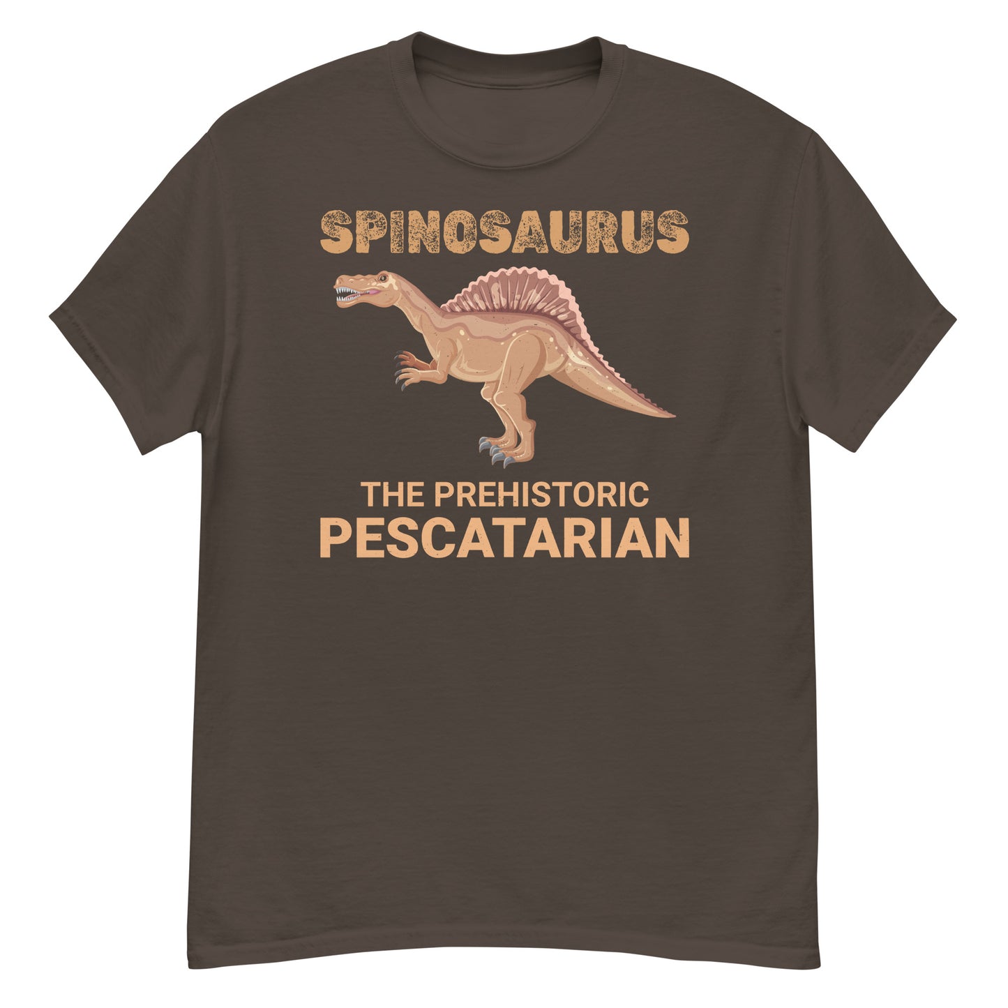 Paleontologist Dinosaur T-Shirt: "Spinosaurus - The Prehistoric Pescatarian"