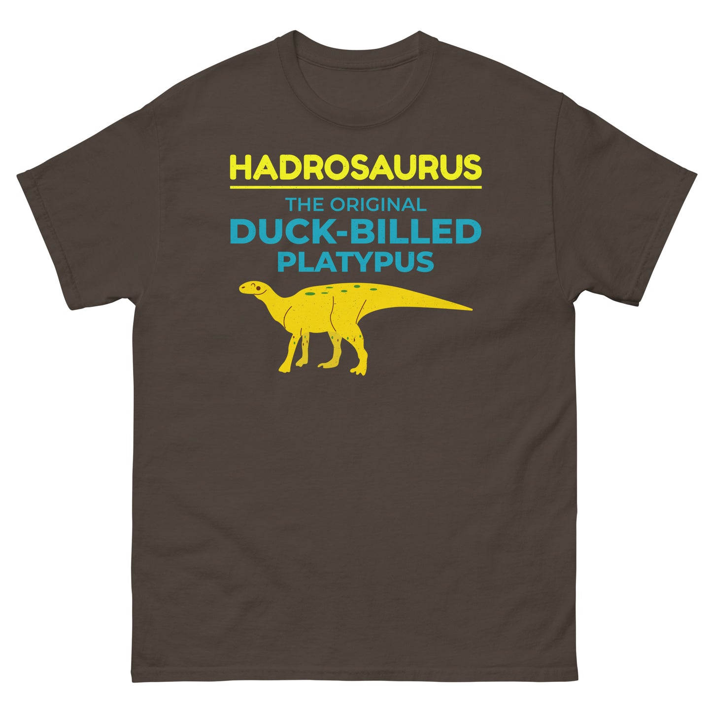 Camiseta de dinosaurio paleontólogo: Hadrosaurus, el ornitorrinco original