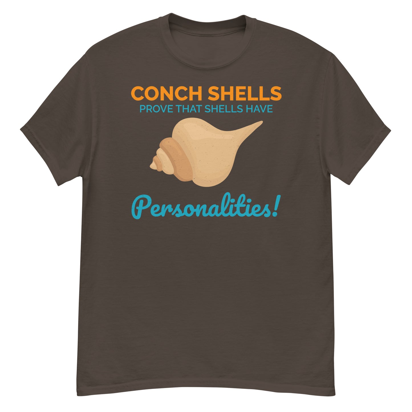 Camiseta de coleccionista de conchas marinas: ¡las caracolas demuestran que las conchas tienen personalidad!