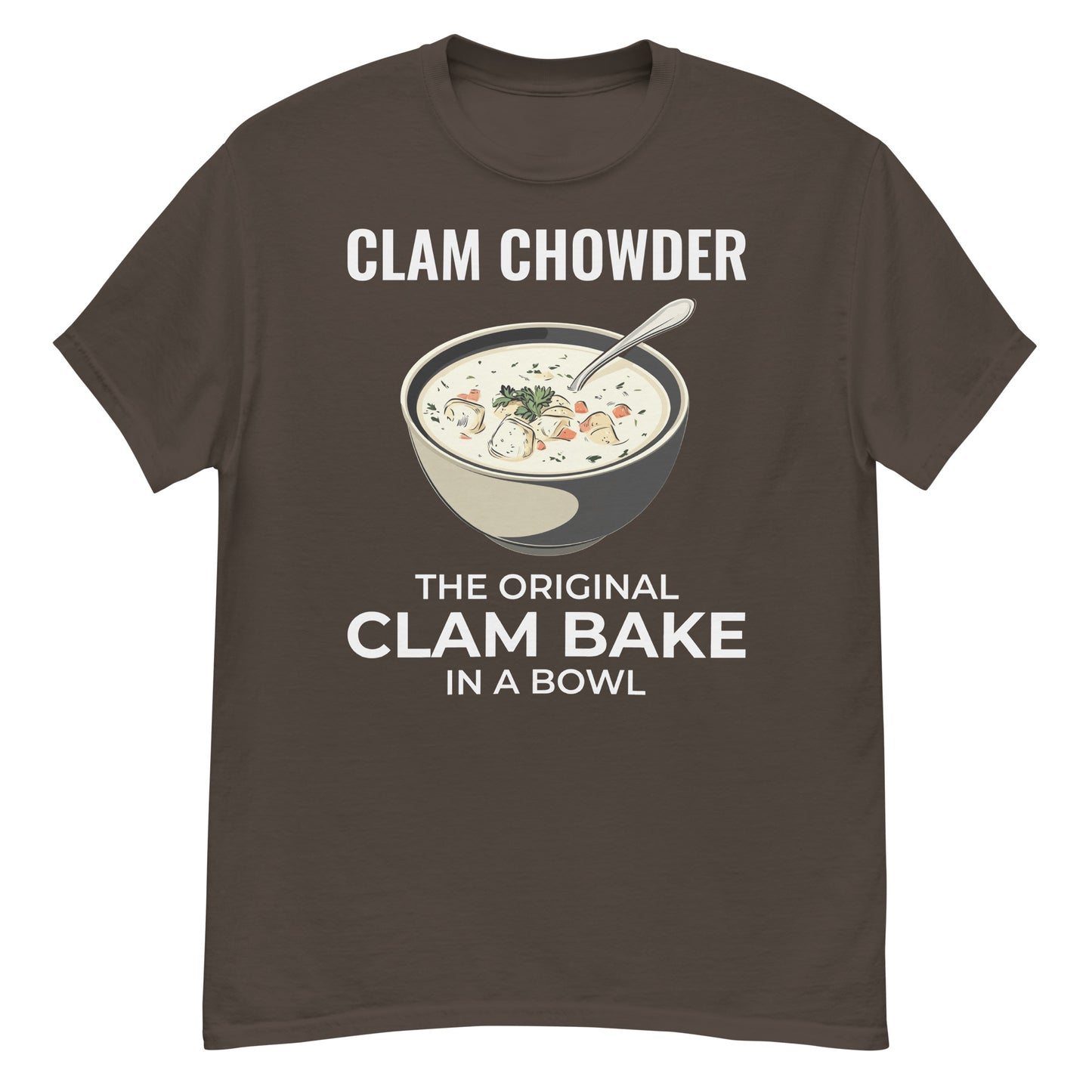 Clam Chowder T-Shirt: The Original ‘Clam Bake’ in a Bowl