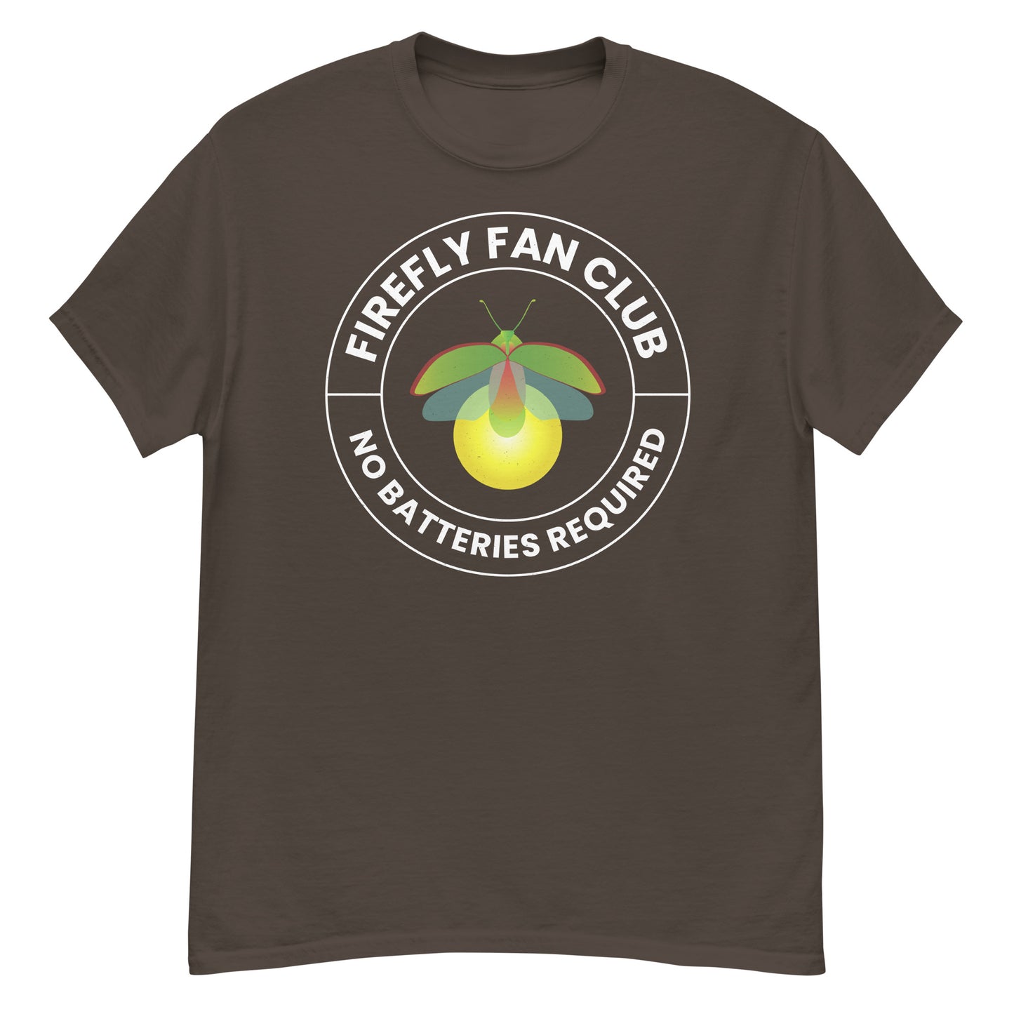 Firefly Fan Club: No Batteries Required Insect Collector T-Shirt