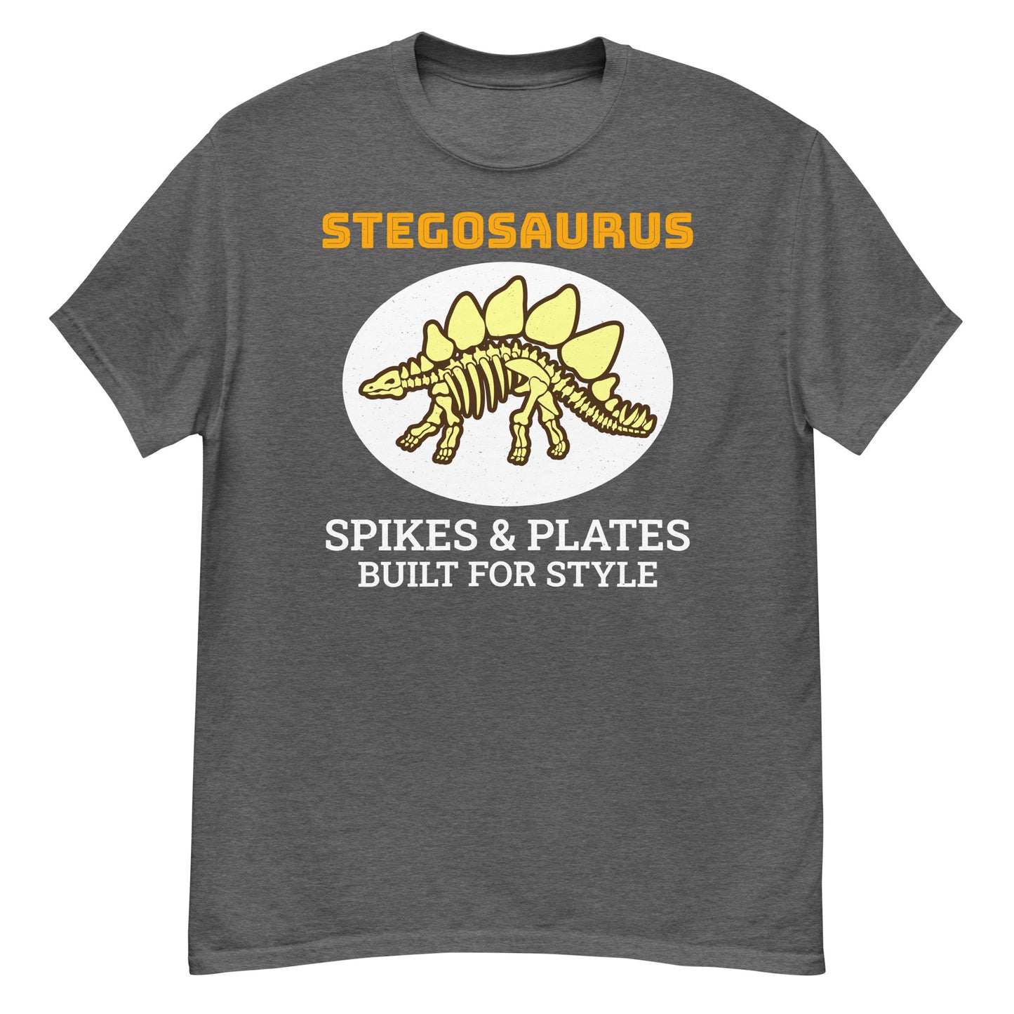 Paläontologen-T-Shirt: Stegosaurus - Stacheln und Platten, gebaut für Stil